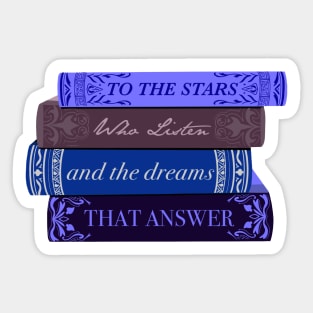 The Stars Who Listen Books Sticker